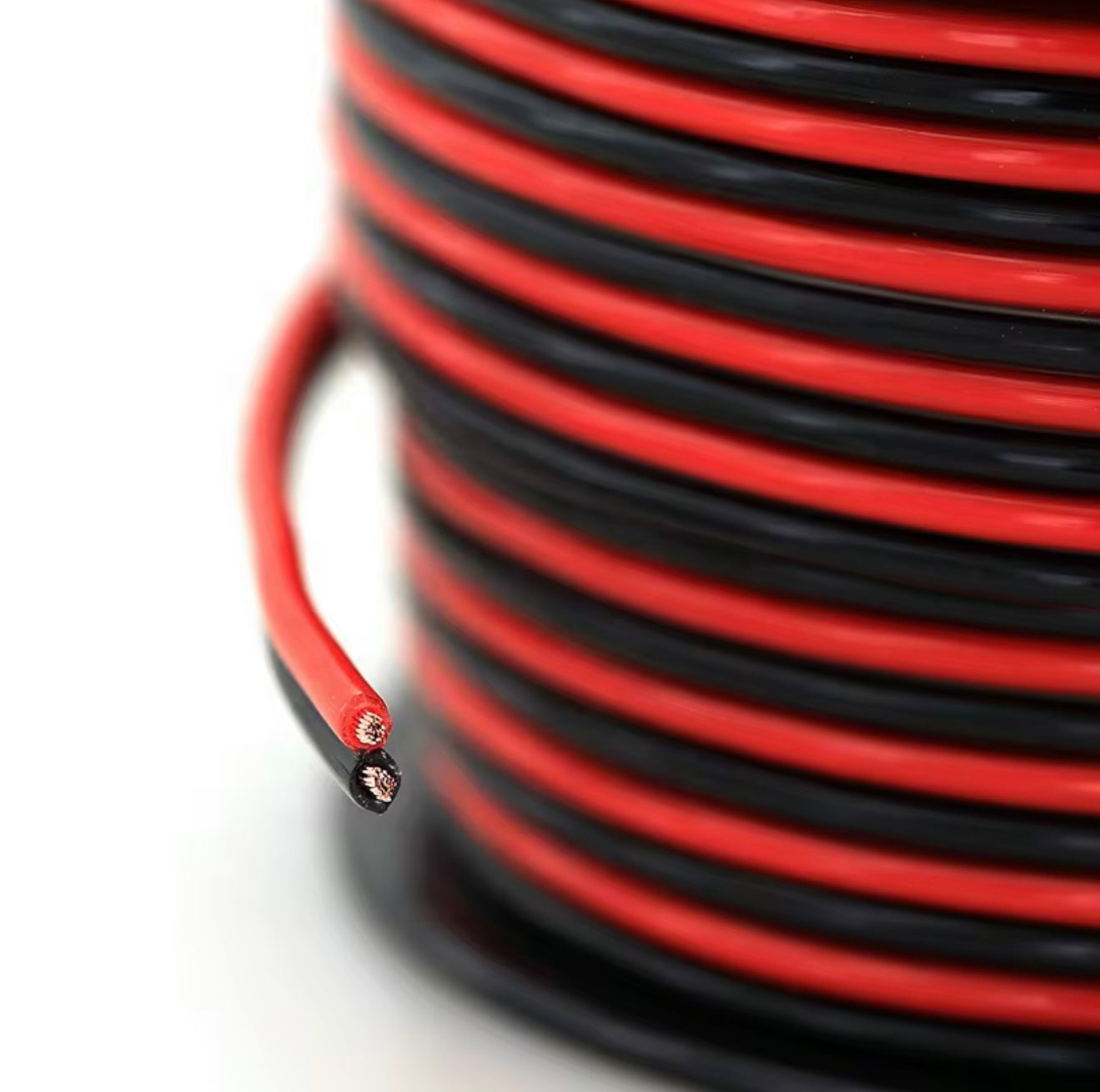Câble électrique 2 conducteurs – Cuivre étamé 18 AWG – Gaine PVC isolée
